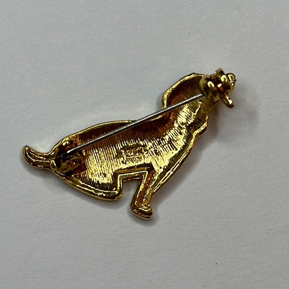 Vintage Enameled Dog Pin - Picture 4 of 7